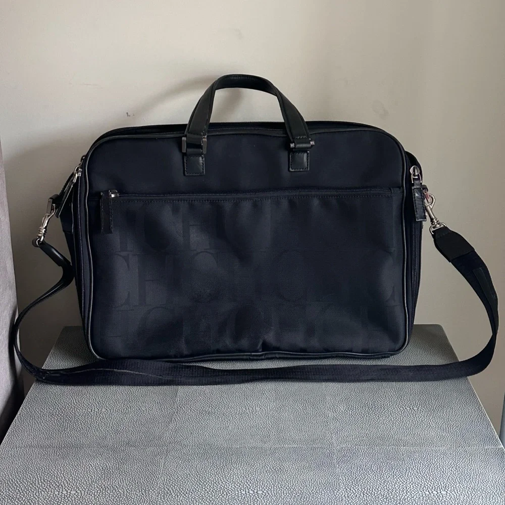Black CH Logo briefcase